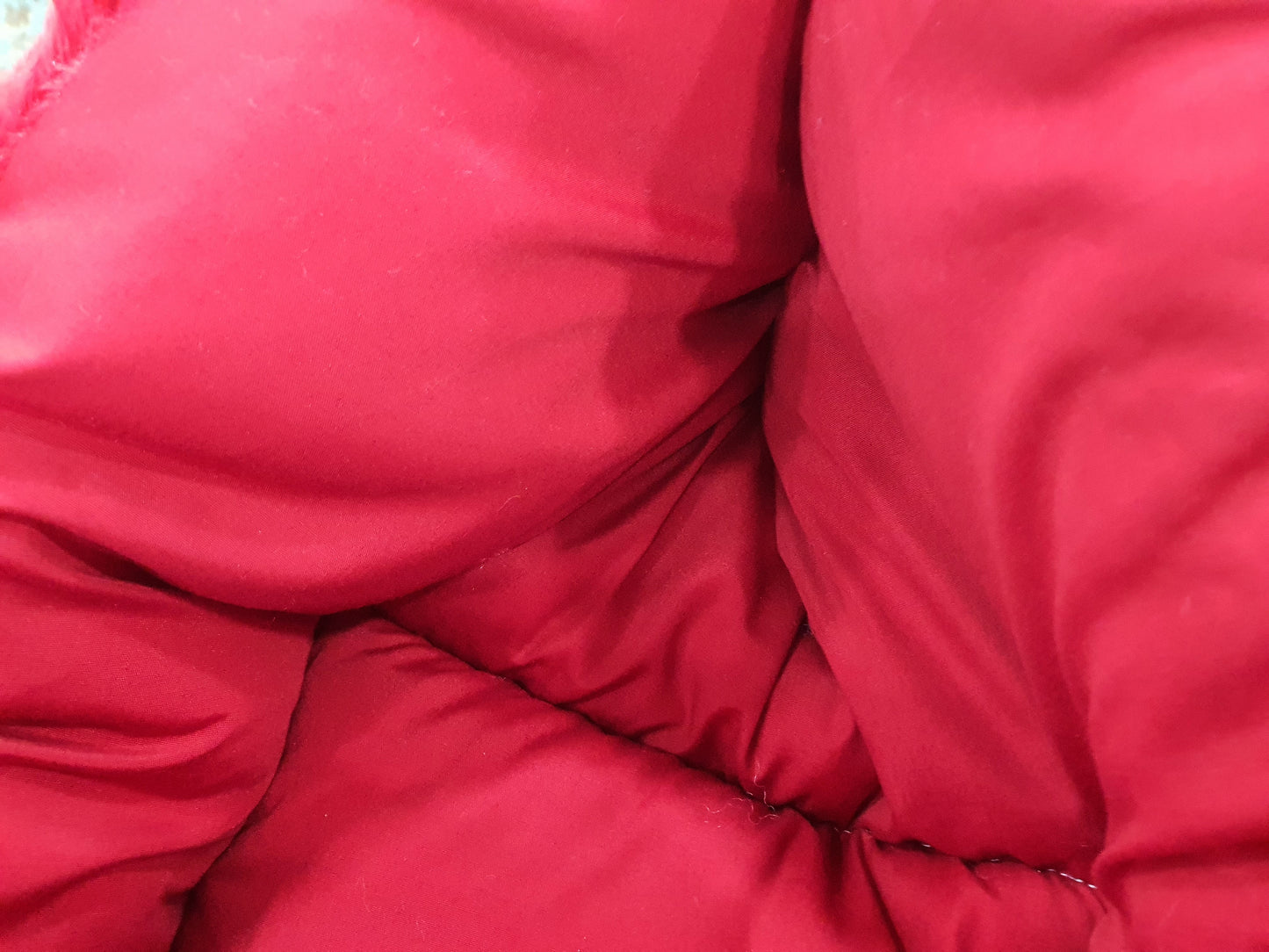 FinchGold Baby Sleeping Bag carry Bag Soft Velvet Fur Fabric For 0-6 Months Babies - Red
