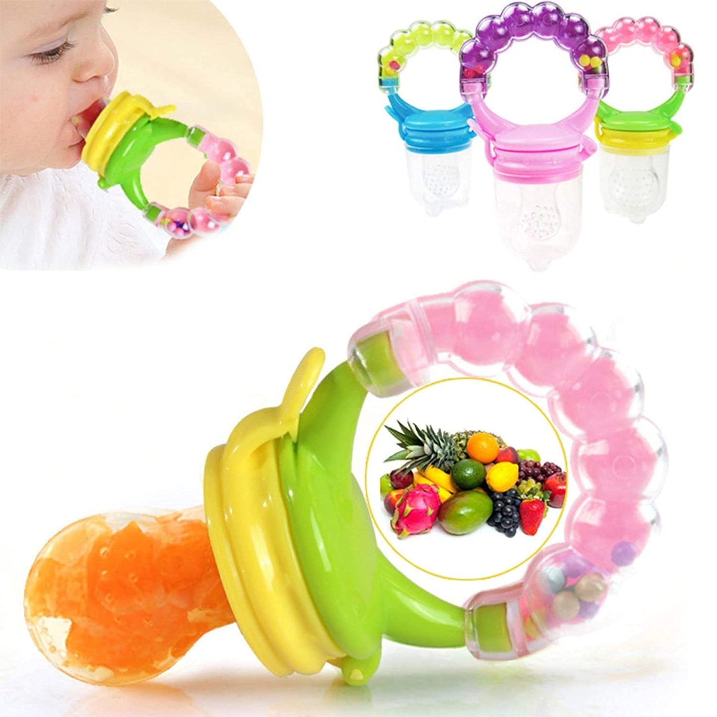 Baby Food Feeder/Fruit Feeder Pacifier Nibbler