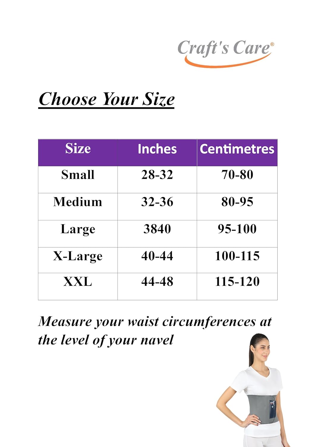 Crafts Care Ostomy Hernia Belt, Stoma Support Ostomy Hernia Belt for Colostomy Bag Abdominal Binder Lower-Waist Support Belt for Men & Women