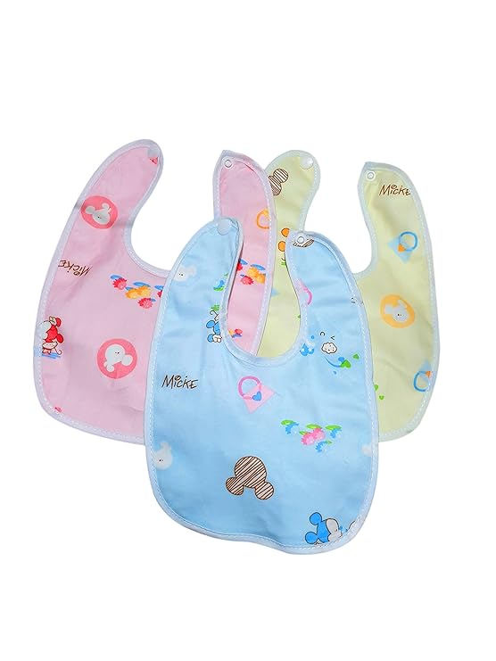 FinchGold Baby Bibs Pack of 6 – Bonus Gift Included