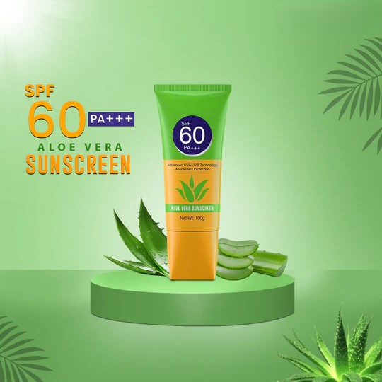 FinchGold Sunscreen with Aloe Vera – SPF 60, Skin Protection