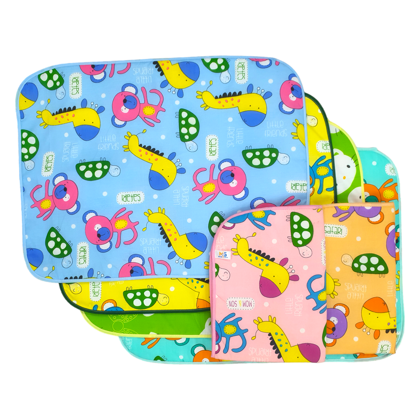 FinchGold Baby Cotton Baby Drysheet Matts Pack of 3