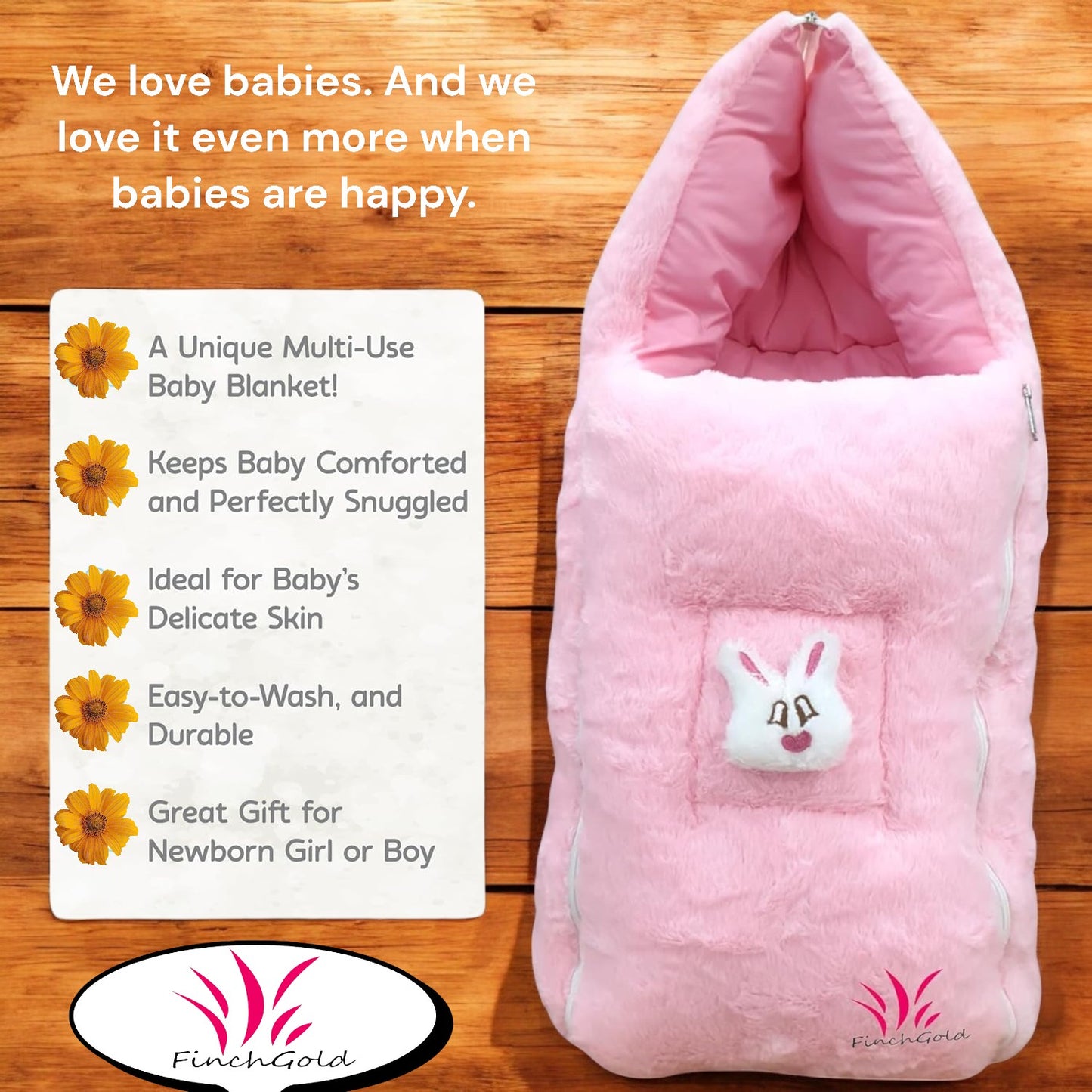 FinchGold Baby Carry Bag For 0-6 Months Babies