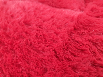 FinchGold Baby Sleeping Bag carry Bag Soft Velvet Fur Fabric For 0-6 Months Babies - Red