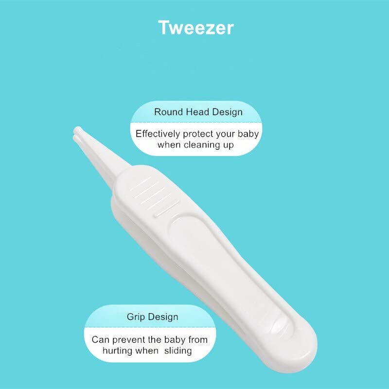 Baby Nail Clipper Set – Cartoon, File, Tweezer, Multi-color