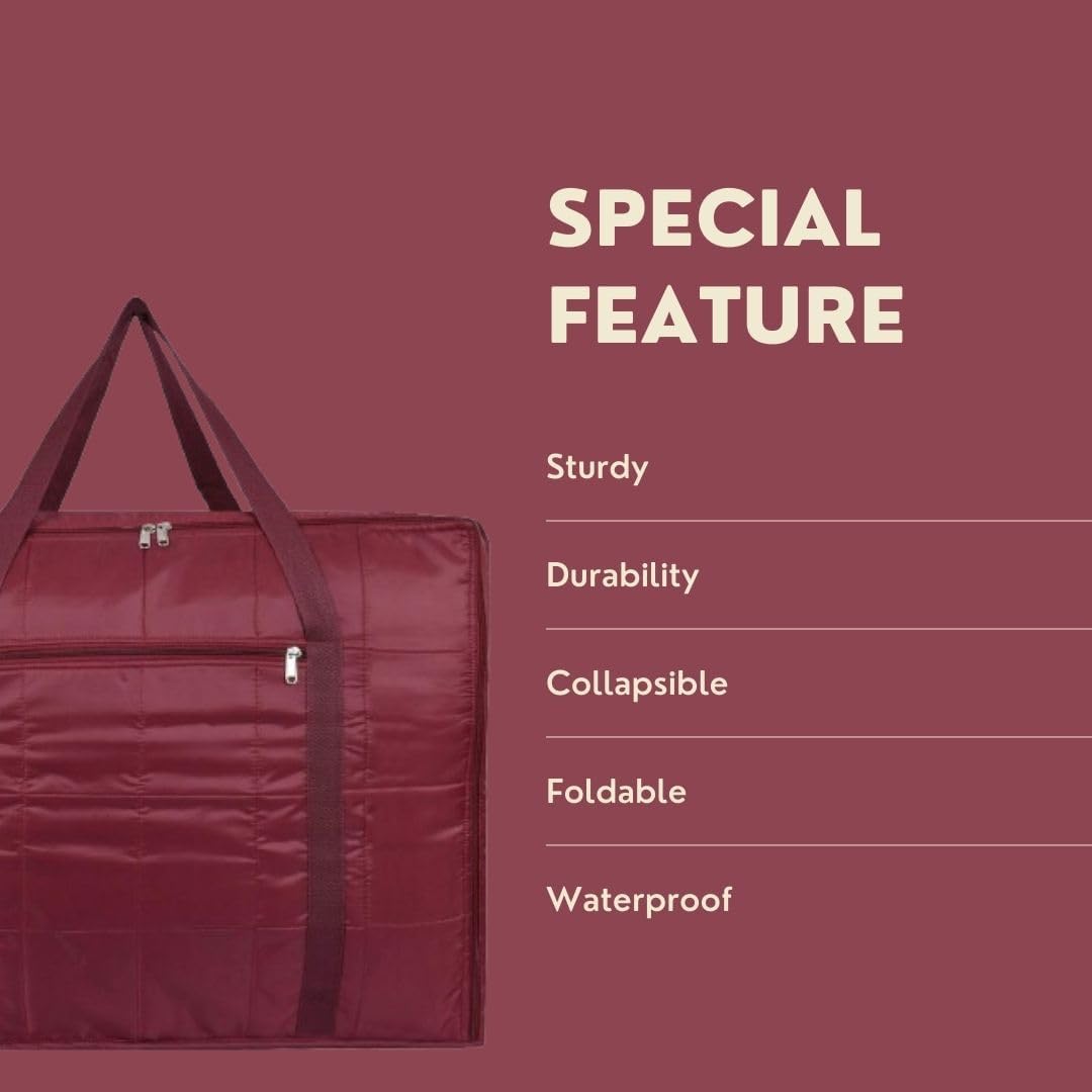 FinchGold Space Saver Storage Bags – Blanket & Quilt Organizer (2 Pack)