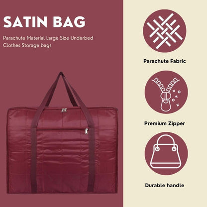 FinchGold Space Saver Storage Bags – Blanket & Quilt Organizer (2 Pack)