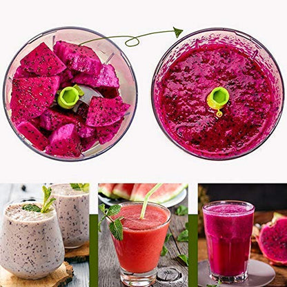 FinchGold Jumbo Pull Chopper – 850ml, 3-Blade Food Cutter