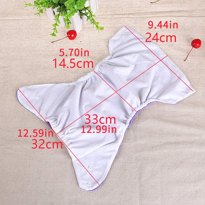 FinchGold Washable Baby Cloth Diaper Set – 2 Diapers, Inserts