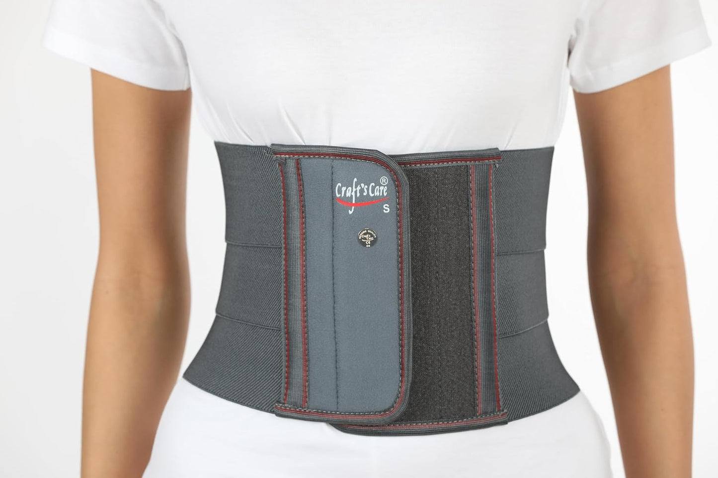 FinchGold Abdominal Belt- Lower Waist Support for Adult, Gray