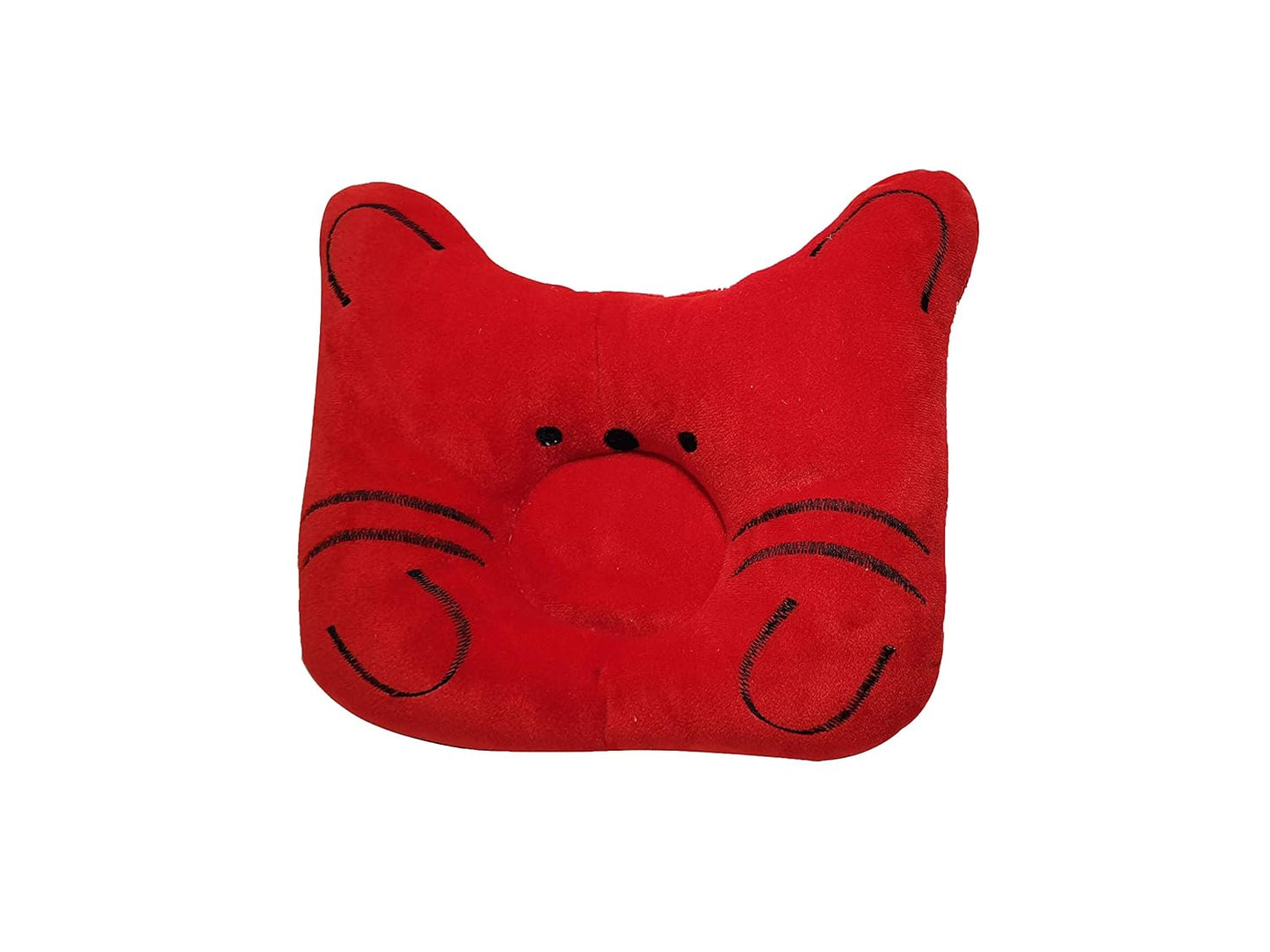 FinchGold Newborn Baby Pillows – Cat Shape, Velvet, 2-Pack