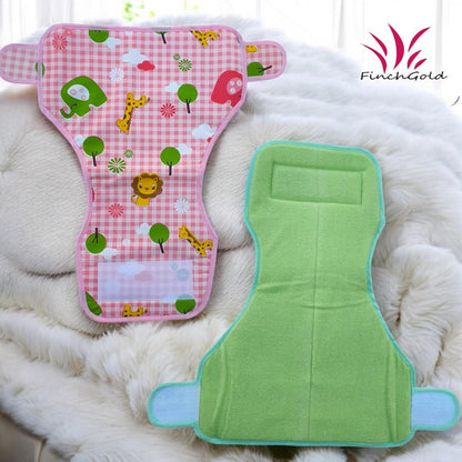 FinchGold Reusable Baby Cloth Diapers – Pack of 3 with Pads