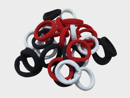 FinchGold 30-Pack Hair Bands – Soft, Stretchable, Durable for Girls