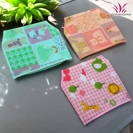 FinchGold Reusable Baby Cloth Diapers – Pack of 3 with Pads