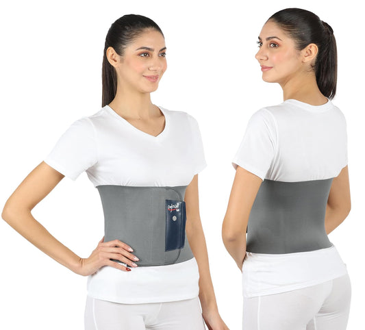 Crafts Care Ostomy Hernia Belt, Stoma Support Ostomy Hernia Belt for Colostomy Bag Abdominal Binder Lower-Waist Support Belt for Men & Women