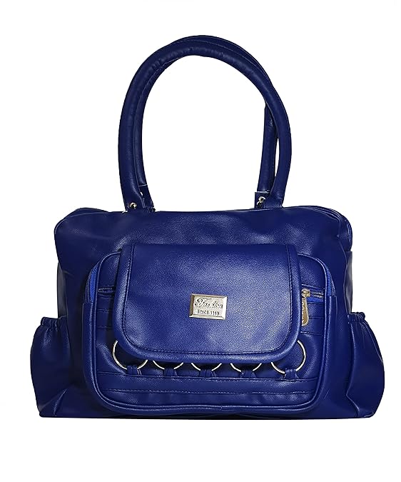 FinchGold PU Leather Women’s Blue Flap Messenger Bag – Stylish
