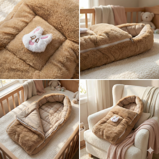 FinchGold Baby Sleeping Bag, Super Soft and Warm For 0-9 Months Baby