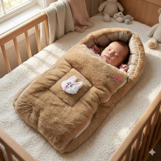 FinchGold Baby Sleeping Bag, Super Soft and Warm For 0-9 Months Baby