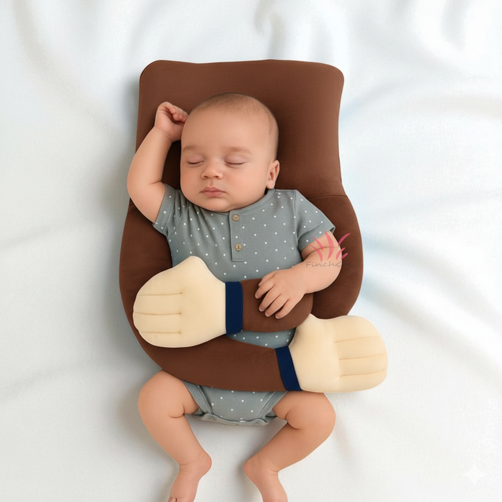 Baby Sleeping Bag for 0-6 Months with Baby Hugging Pillow Combo