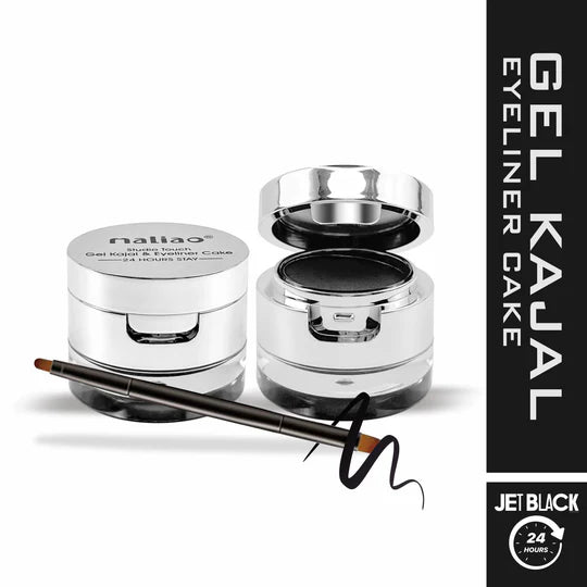 FinchGold Studio Touch 2-in-1 Gel Kajal Eyeliner Cake