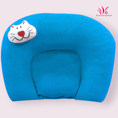 FinchGold Mustard Seeds Baby Pillow (Light Blue)