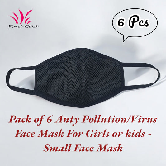 FinchGold Anti-Pollution Mask Multi-Layer Protection Face Mask (Pack Of 6)